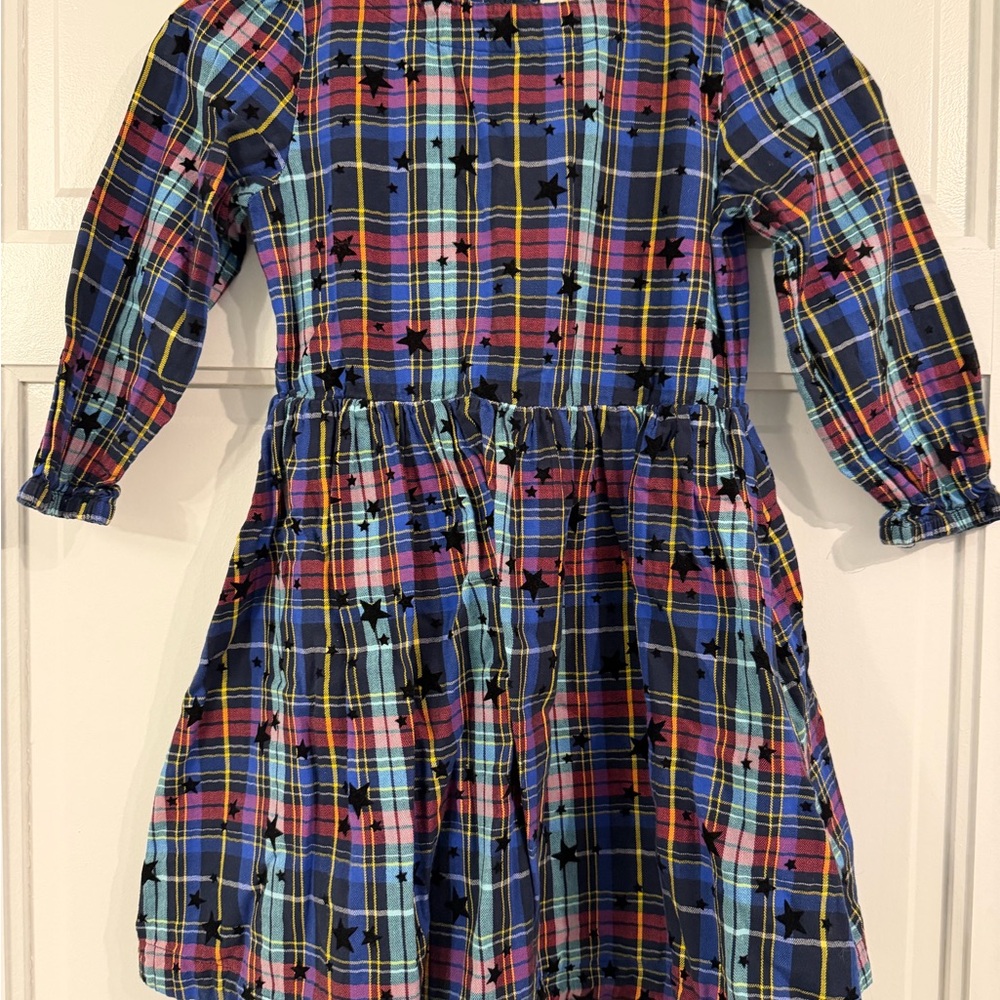 Crewcuts Colorful Plaid Kids Dress